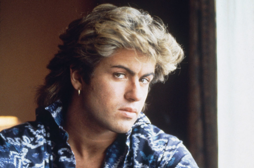 last xmas george michael, nella foto con capelli lunghi