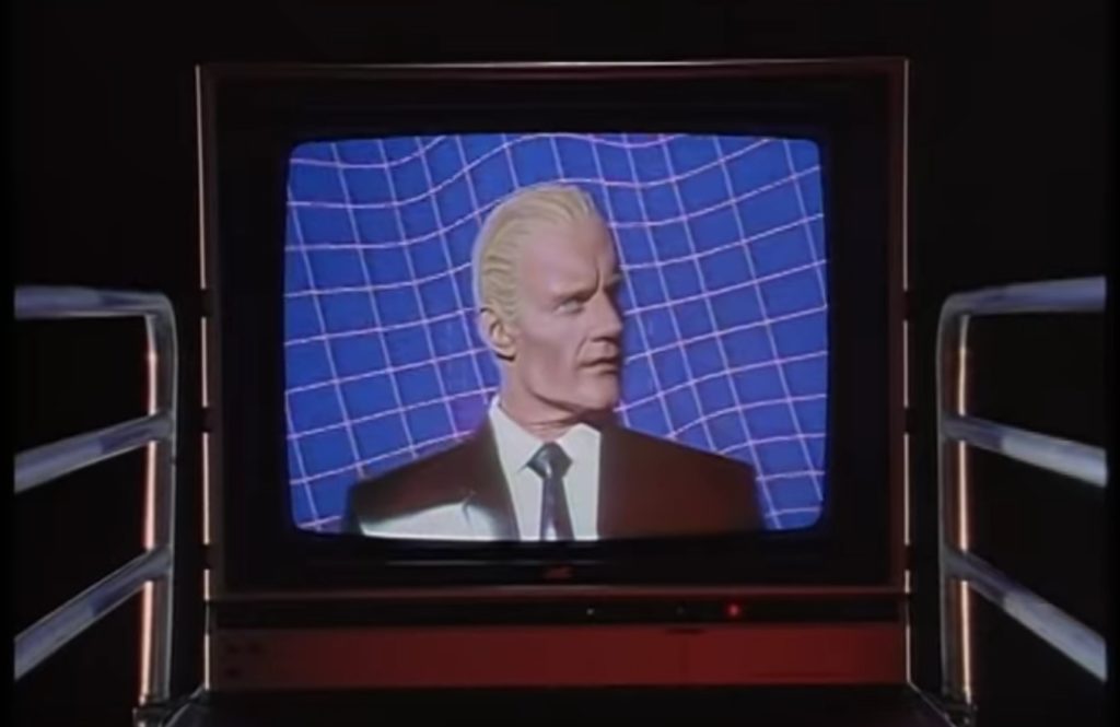 Max headroom un dj virtuale che ha le sembianze umane ma è un avatar