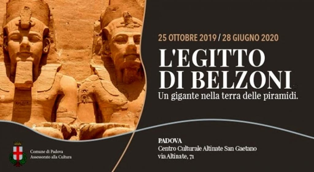 L'Egitto di Belzoni locandina della mostra