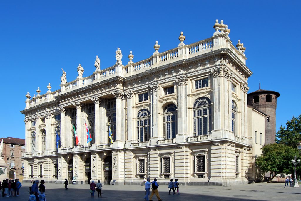 Palazzo Madama di Torino. Architettura barocca in piazza Castello