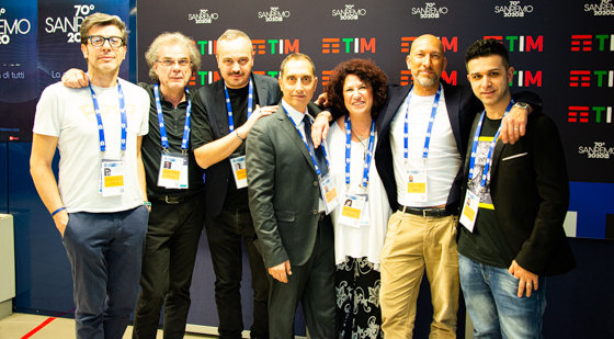 il festival infinito, nella foto la redazione di Zetaatielle Magazine in trasferta a sanremo 2020