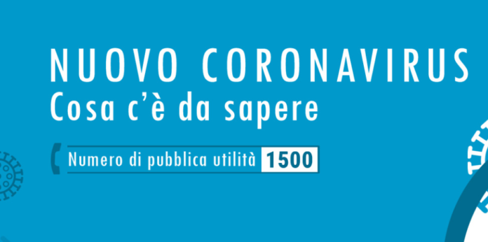 Tutte le misure cautelari e i divieti del DDL per il Coronavirus nella scritta logo del ministero della salute sul nuovo coronavirus