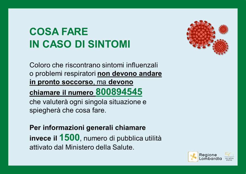 presidente del consiglio ecco i numeri di emergenza da contattare e cosa fare in caso di sintomi 