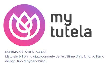 Urgenze Violenza separazioni minori il logo di mytutela l'app in difesa delle donne vittime di violenza