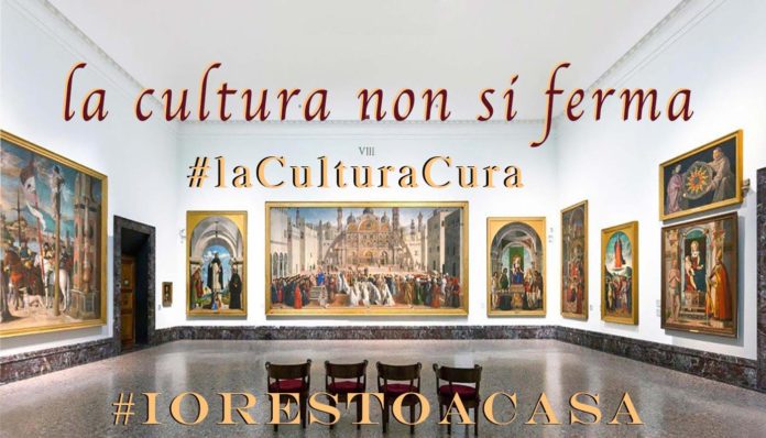 L'arte è a disposizione di tutti grazie al Coronavirus. Arte social interno di un museo