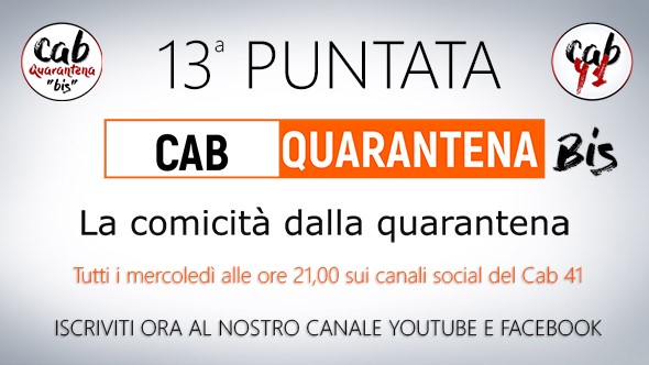 Cab Quarantena Bis la locandina