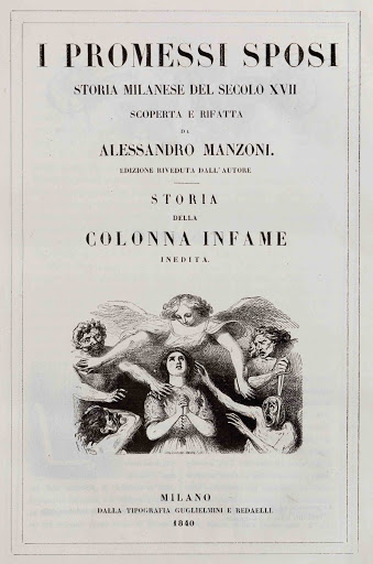 I Promessi Sposi Alessandro Manzoni la copertina originale del 1840
