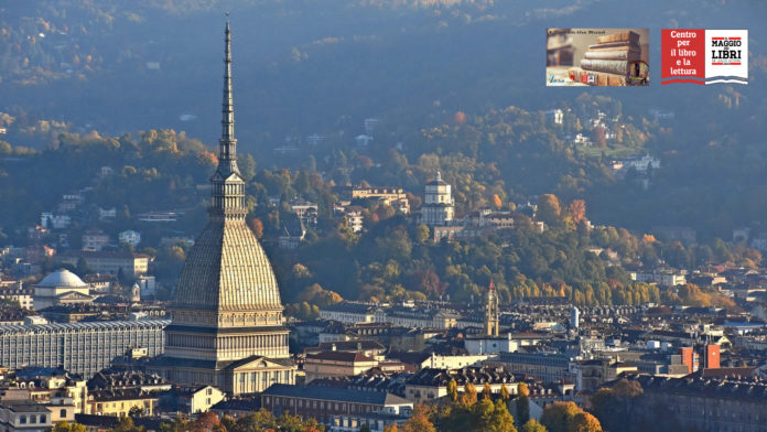 Veduta aerea della città di Troino con la mole