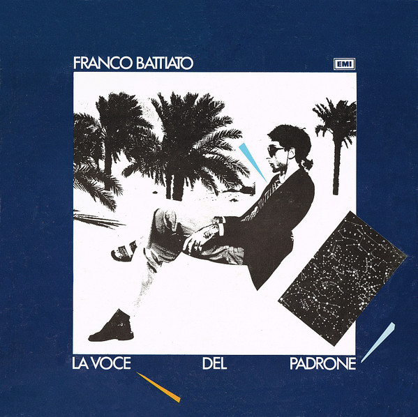 la voce del padrone - franco battiato. la copertina del disco del 1981