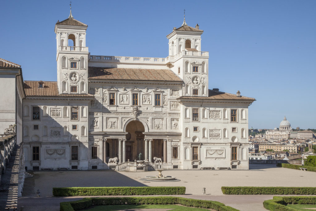  l'edificio di villa Medici 