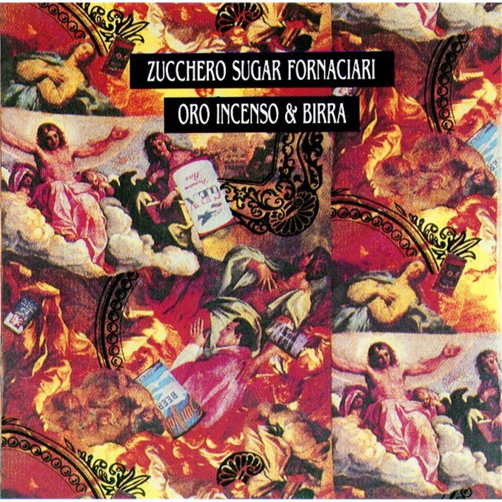 zucchero sugar fornaciari - la copertina dell'album oro incenso e birra