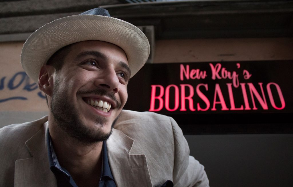 borsalino - nella foto il rapper romano Ras Mat-I che indossa il mitico cappello di feltro