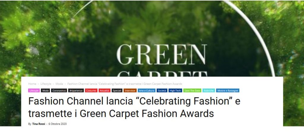 il 2020 di zetatielle magazine la foto dell articolo dei green fashion awards