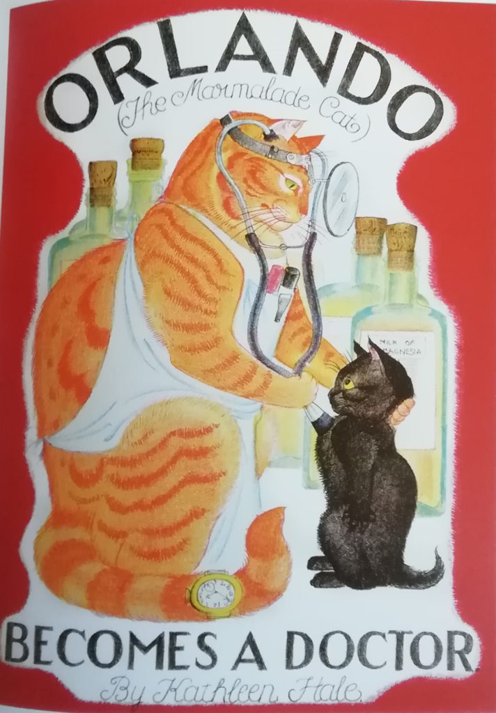 Kathleen Hale, una vita illustrando  the Marmalade Cat becomes a doctor 