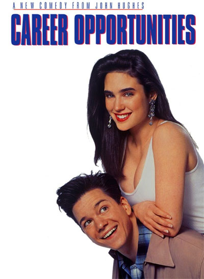 Cinema a casa - la locandina del film "Tutto può accadere" con Jennifer Connelly a calcioni su Frank Whaley