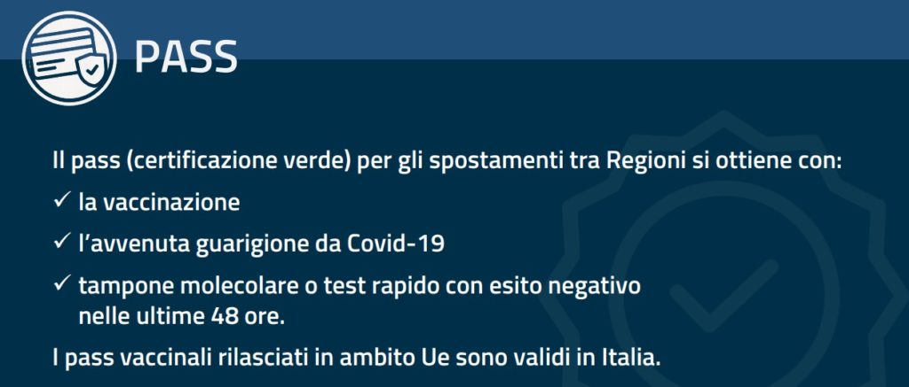 sPOSTAMENTI CERTIFICAZIONI VERDI