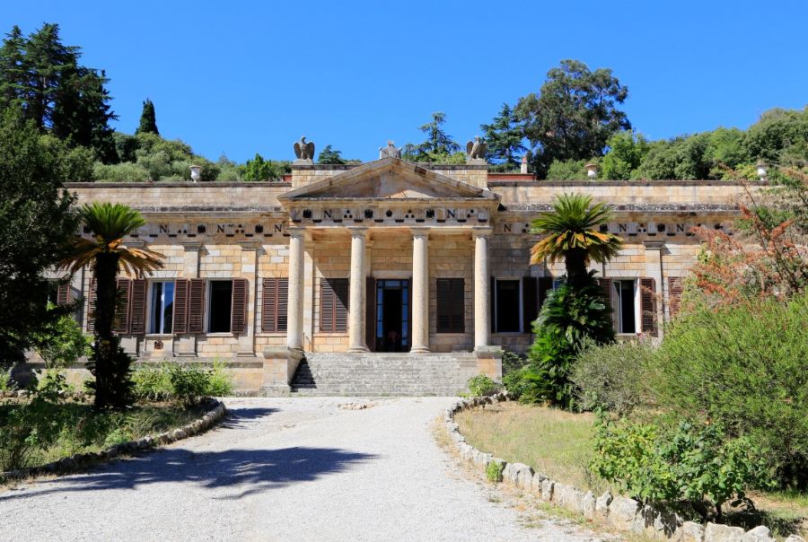 Napoleone e l’Elba, le celebrazioni del Bicentenario. Ingresso di villa San Martino all'isola d'Elba 