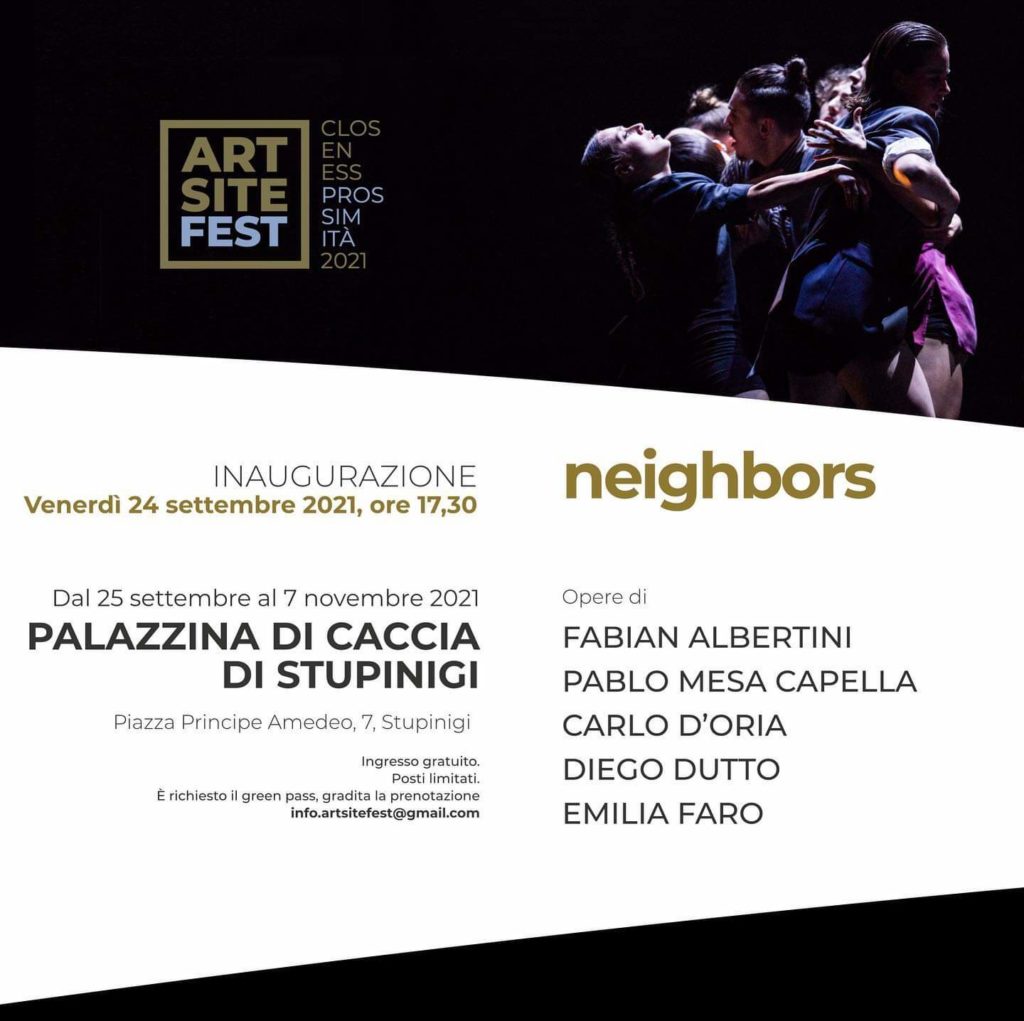 Art Site 2021, Closeness/prossimità tra Piemonte e Val d'Aosta. Locandina