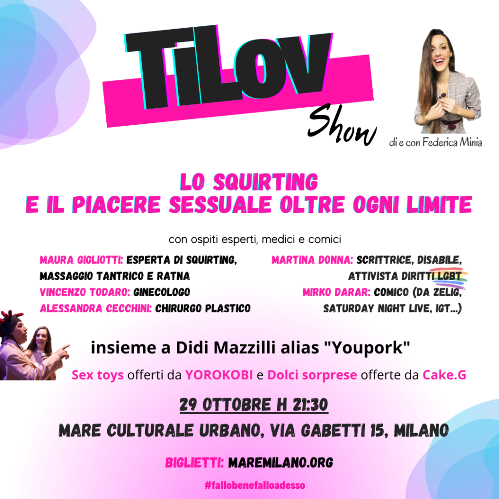 TiLov Show, locandina dell'evento