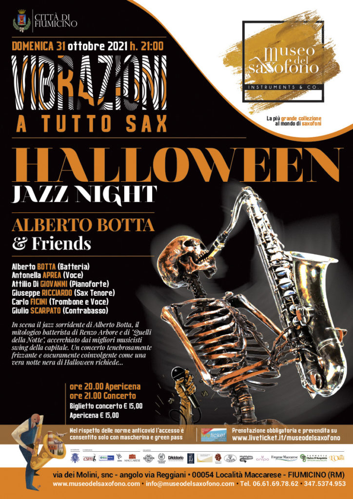 Halloween Jazz Night - la locandina dell'evento