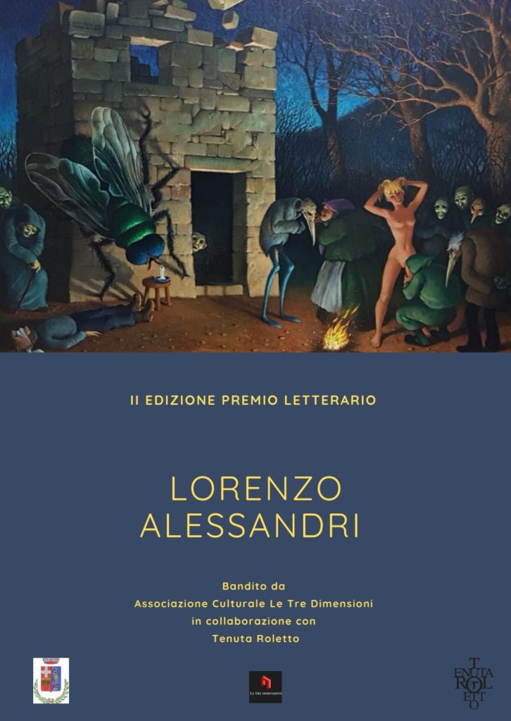 Seconda edizione Premio Letterario Lorenzo Alessandri, al via il bando.
Copertina del bando con dipinto di Lorenzo Alessandri. 