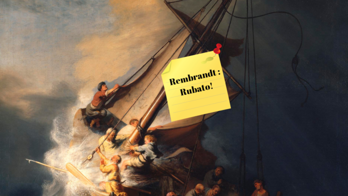 Il furto del secolo: Stewart Gardner Museum di Boston. Il quadro di Rembrandt uno dei 13 rubati della tempesta con post it rubato