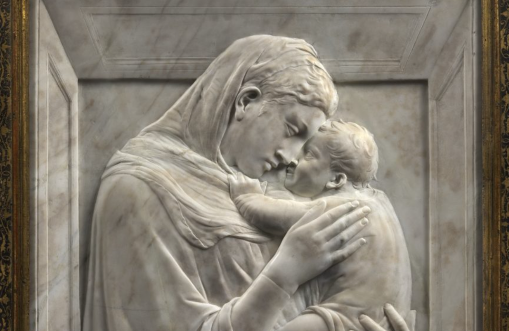 madonna con Bambino in marmo di donatello