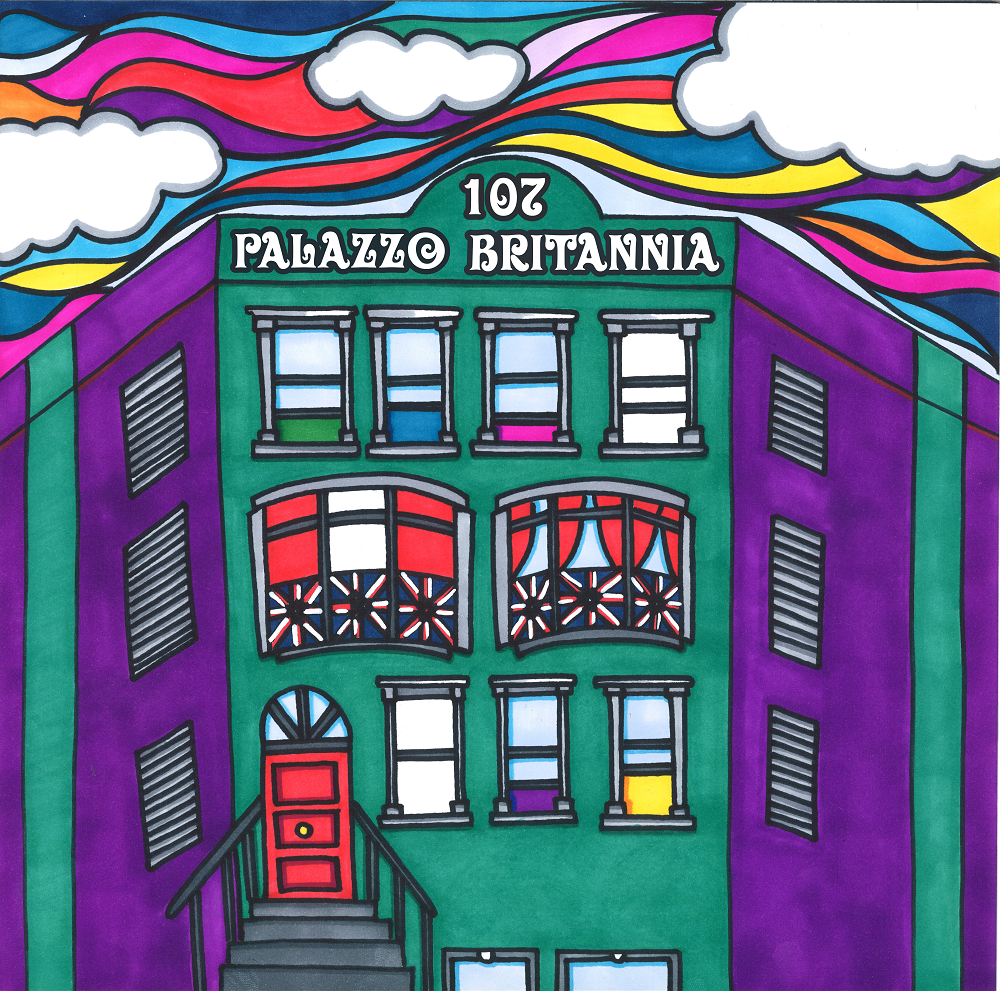 palazzo britannia 107 - la copertina del disco