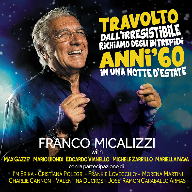 anni '60 - franco micalizzi nella copertina del ssuo nuovo album