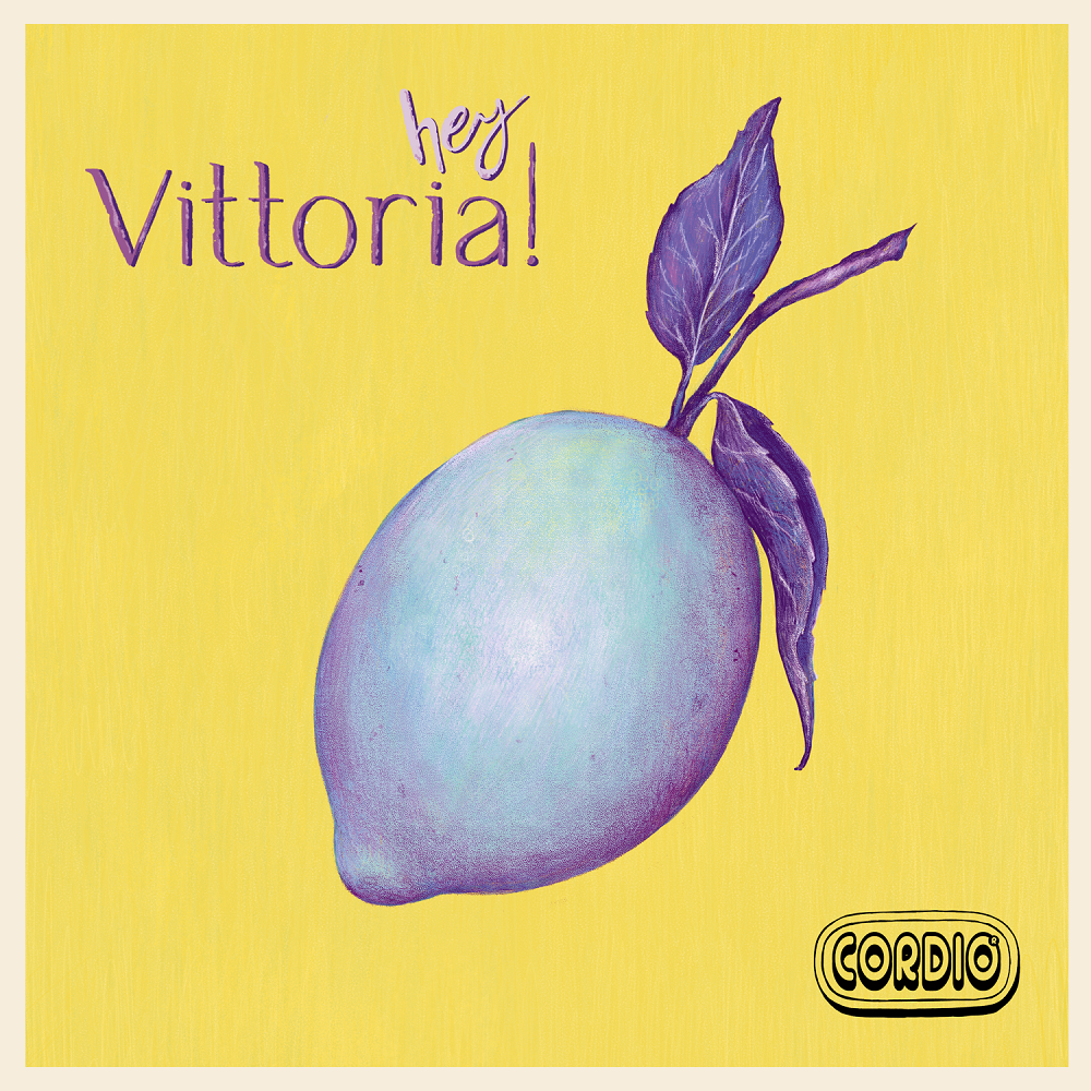 hey vittoria - la copertina del singolo di cordio che raffigura un limone