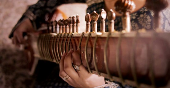 uno strumento indiao del snodi festival di musiche inconsuete