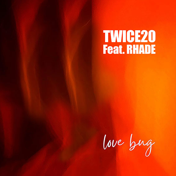 love bug - la copertina rossa e arancione del singolo dei twice 20 feat. rhade