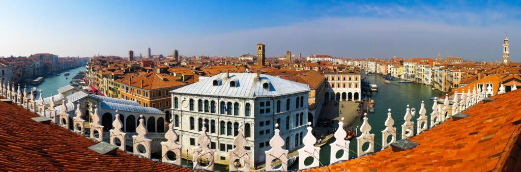 Venezia - una veduta panoramica della città