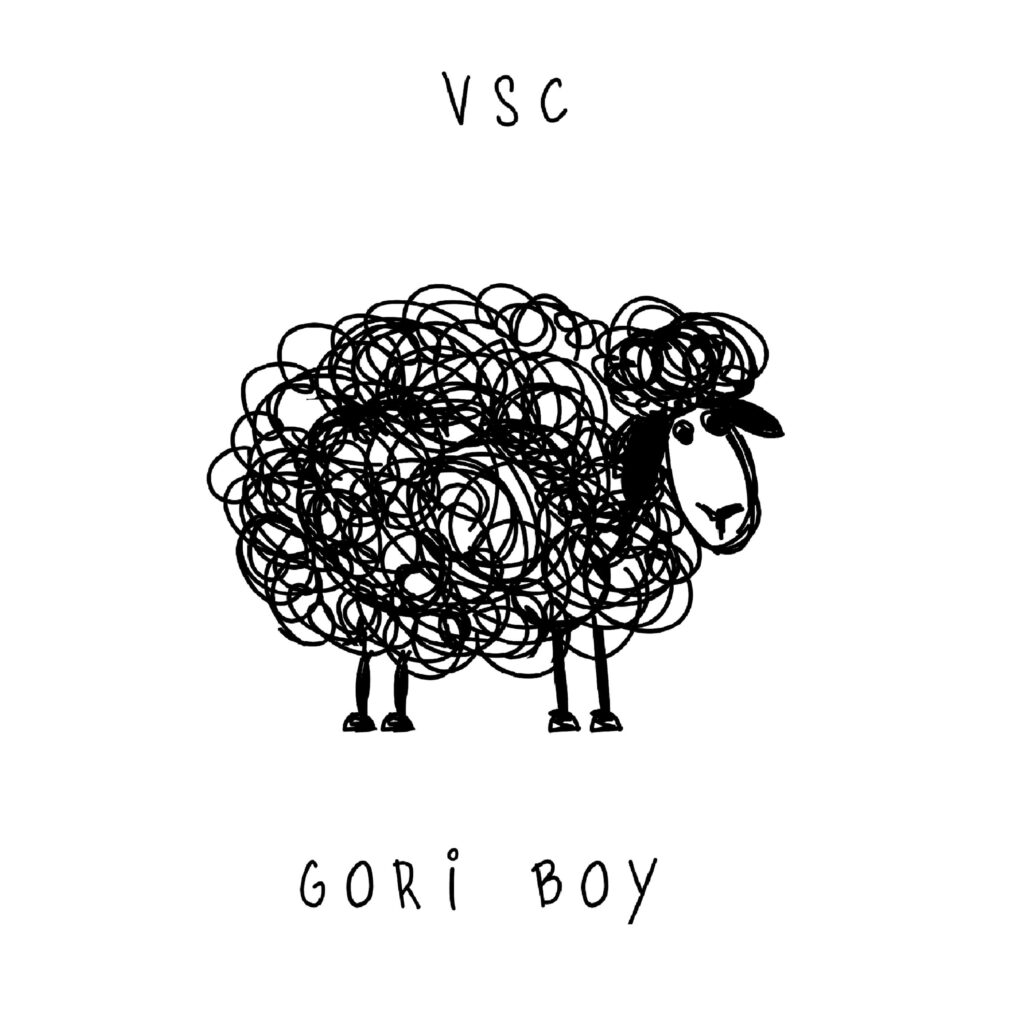 vsc - la copertina del singolo di gori boy che raffigura una pecora disegnata a matita