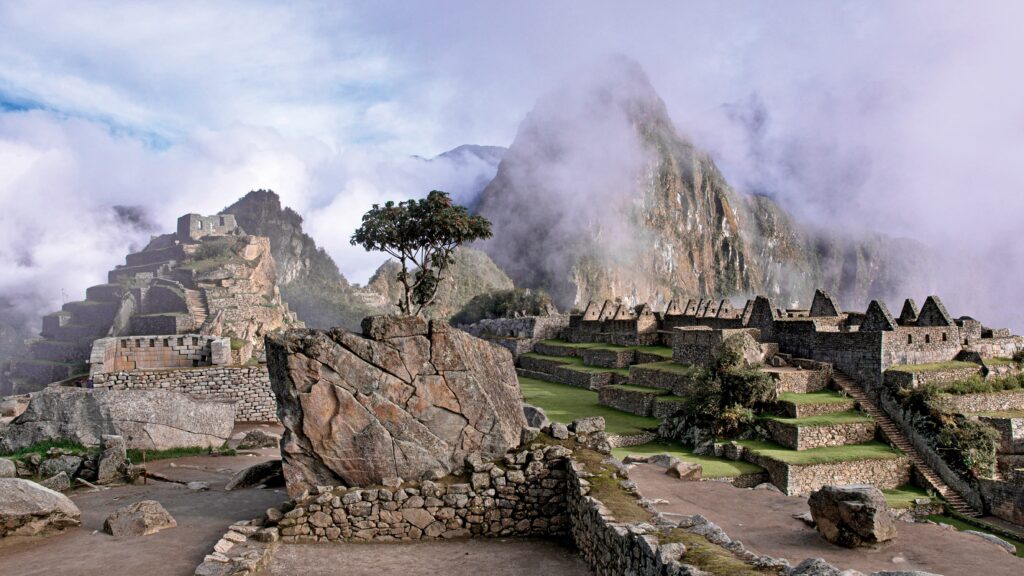 Machu Picchu - il monte in Perù