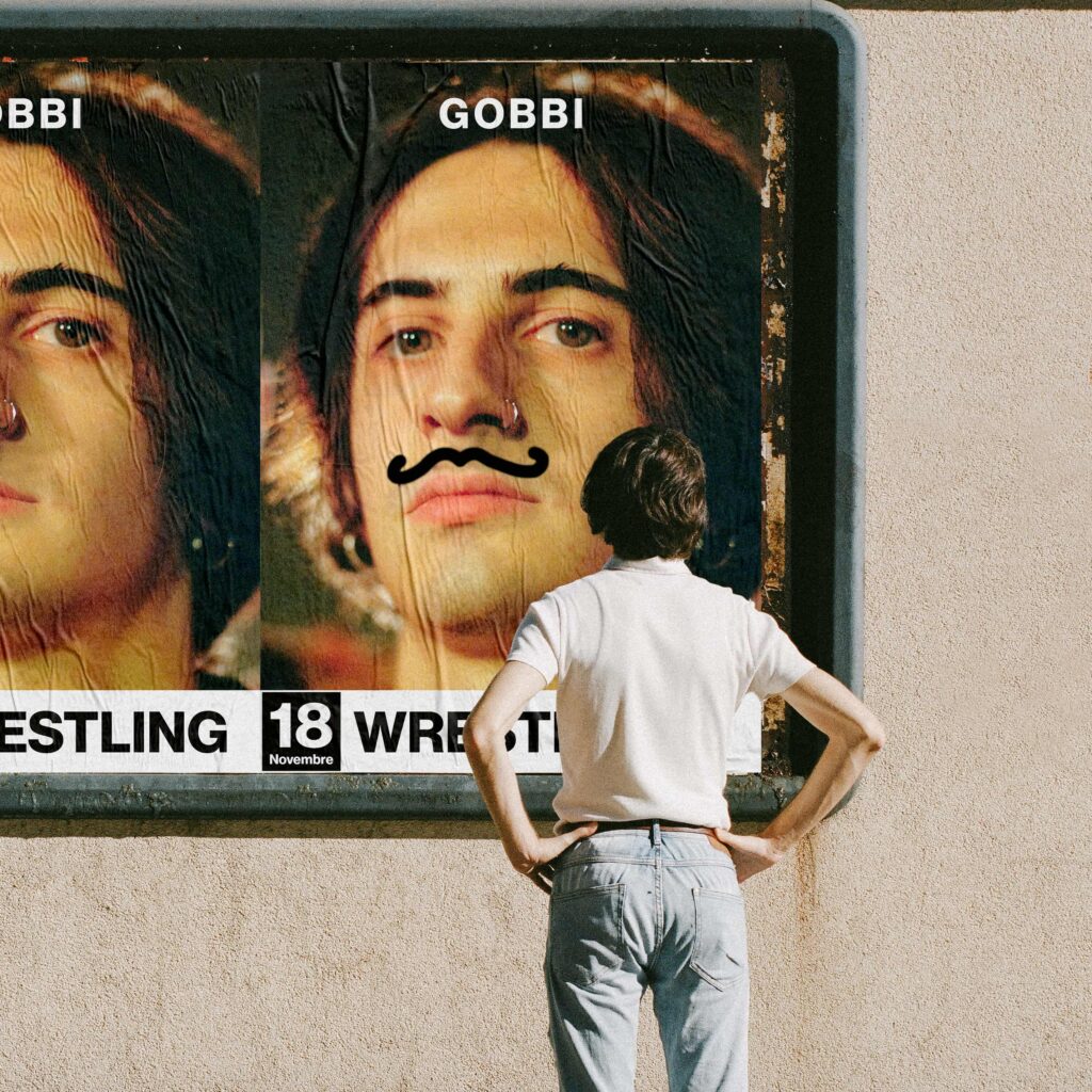wrestling - la copertina del nuovo singolo di gobbi