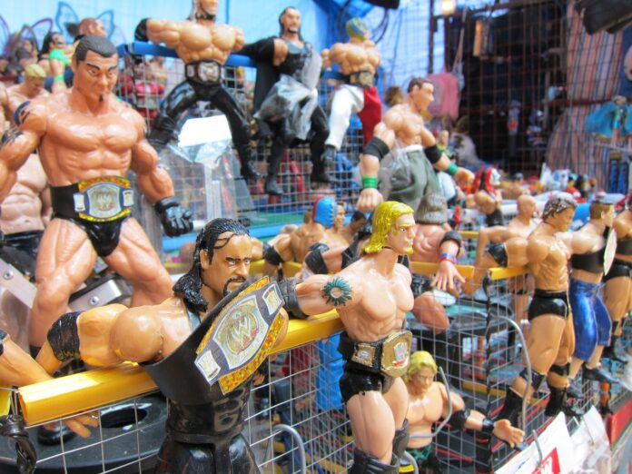 wrestling - una serie di action figures dedicate ai personaggi della lotta libera americana