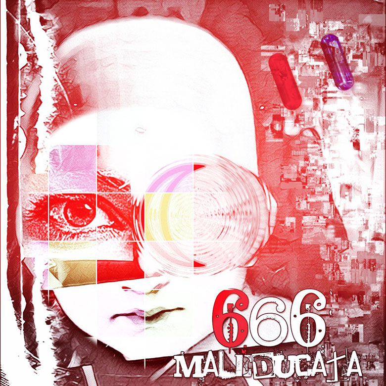 la luna - la copertina del nuovo singolo 666/maleducata