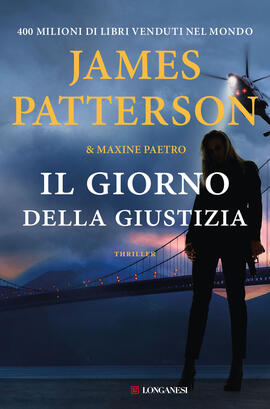 copertina del libro con una donna al tramonto su sfondo un ponte e un elicottero