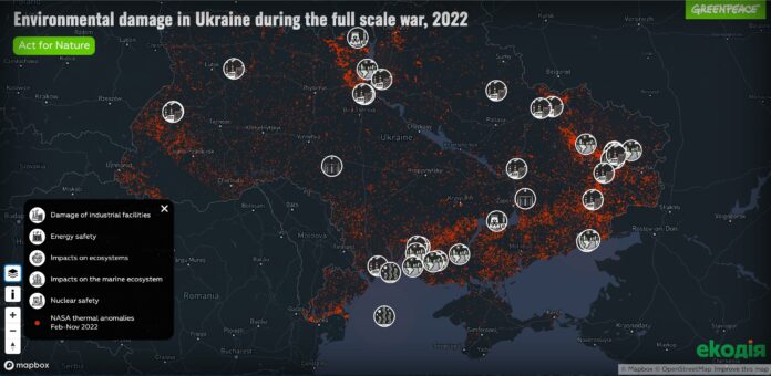 Danni ambientali - la mappa stilata da greenpeace