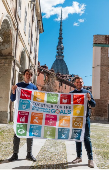 la mole antonelliana di sofnodo alla presentazione earth day Torino