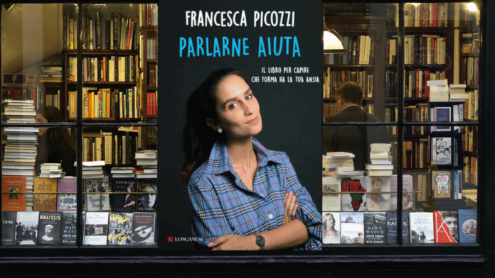 il libro di francesca picozzi nella vetrina di una libreria