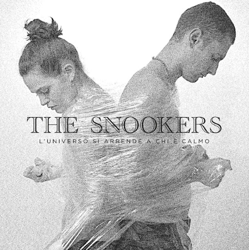the snookers - la copertin del nuovo album che raffigura il duo, appoggiato di spalle, avvolto nel cellophane