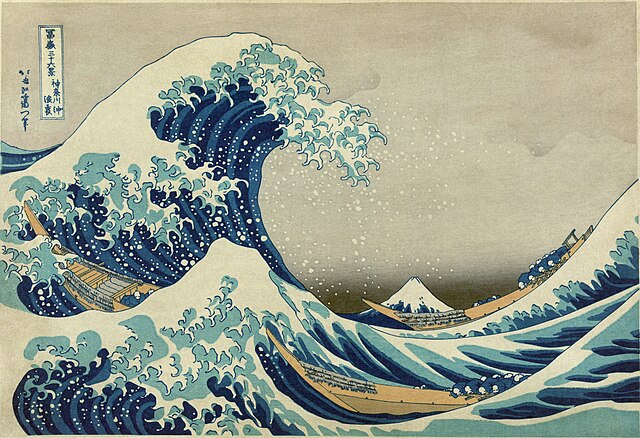 la grande onda di Kanagawa dipinto giapponese tra i piu famosi al mondo