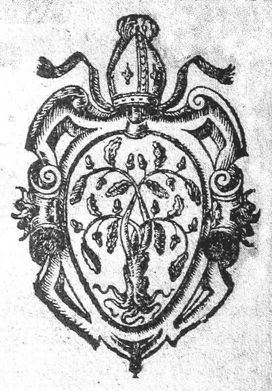 stemma della famiglia della rovere in bianco nero con scudo araldico e quercia