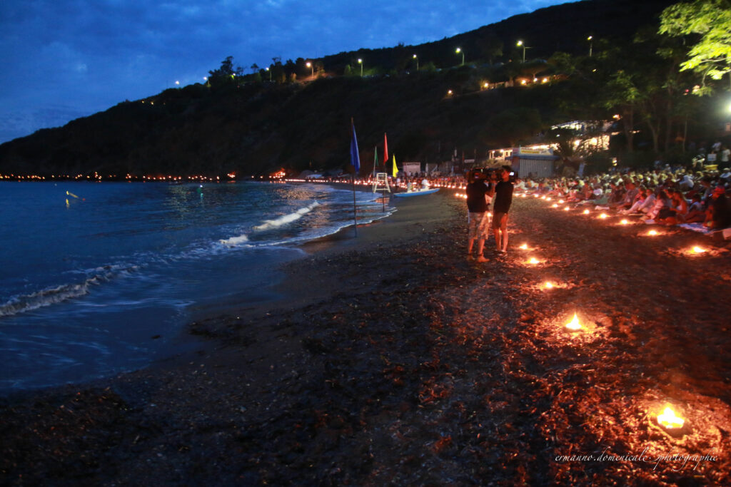 la spiaggia notturna dell'innamorata all'isola d'Elba