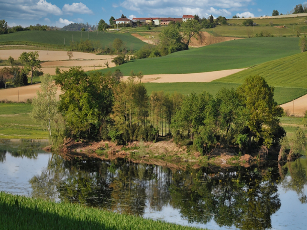 cmmaino medio lago di Arigano