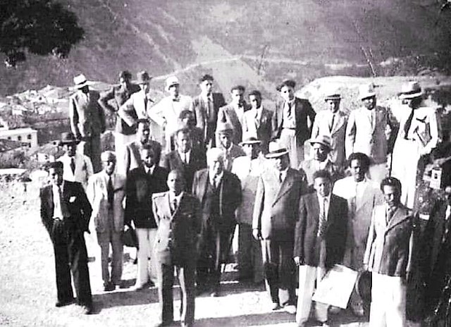 Membri dell' alta società e nobiltà etiope imprigionati all' Asinara per ordine di Mussolini - foto  licenza CC