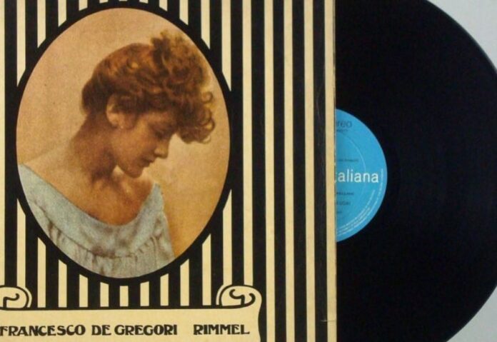 rimmel - la copertina dell'album, in vinile, di Francesco de gregori