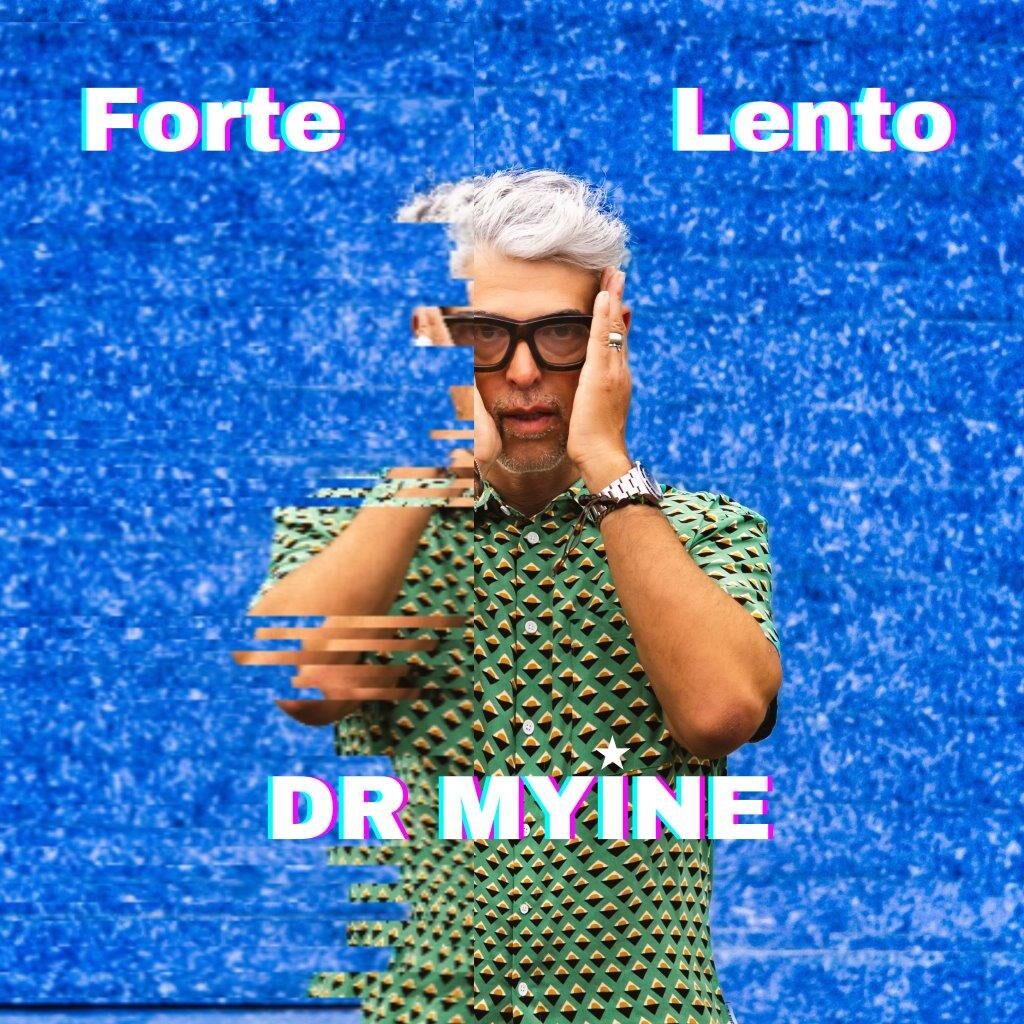 dr myine - la copertina del nuovo singolo che lo ritrae con le mani appoggiate alle guance